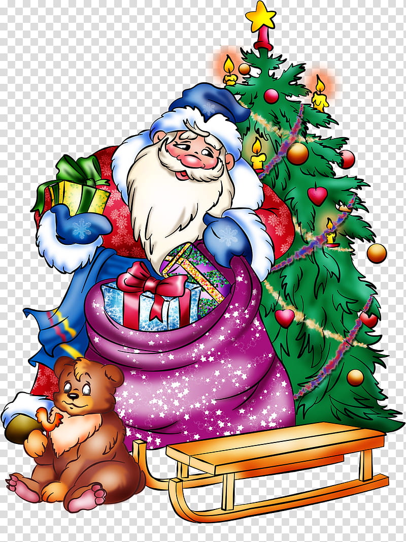 Christmas And New Year, Ded Moroz, Snegurochka, Holiday, Christmas Day, Ziuzia, 2019, Grandfather transparent background PNG clipart