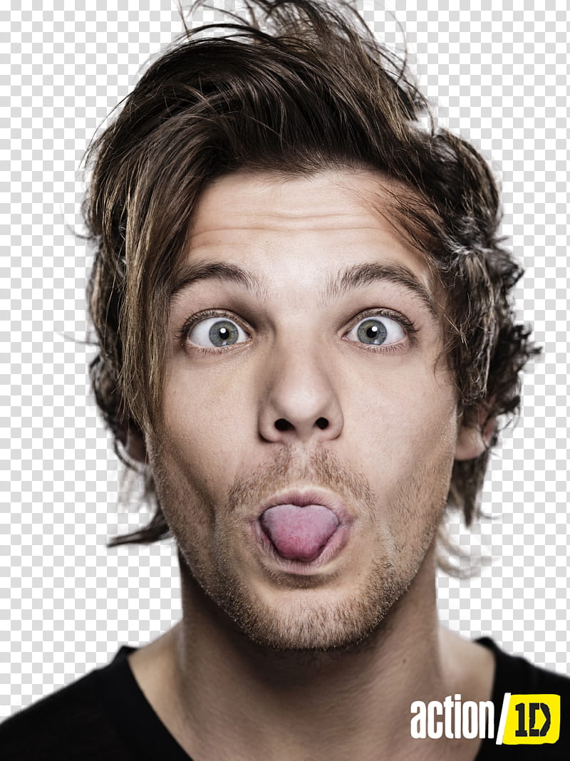 One Direction, man sticking out tongue illustration transparent background PNG clipart