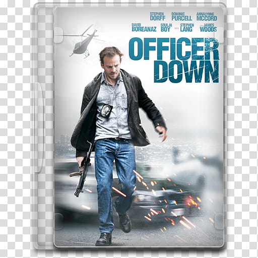 Movie Icon , Officer Down, Officer Down DVD case transparent background PNG clipart