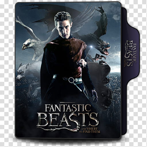 Fantastic Beasts  Folder Icons, Fantastic Beasts and Where to Find Them v transparent background PNG clipart