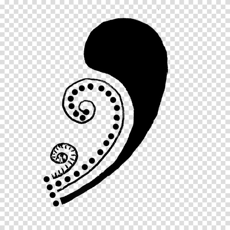 Doodle  Jumbo, black spiral illustration transparent background PNG clipart