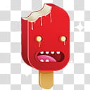 , red ice cream illustration transparent background PNG clipart