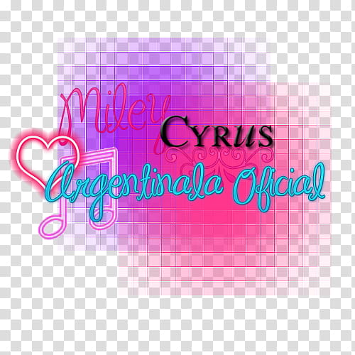 Texto para Miley Cyrus Argentina Oficial transparent background PNG clipart