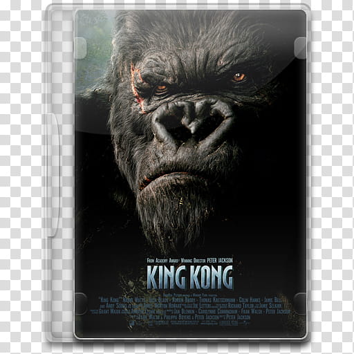 Movie Icon , King Kong, King Kong movie case transparent background PNG clipart