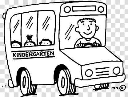 , hired Kindergarten bus transparent background PNG clipart