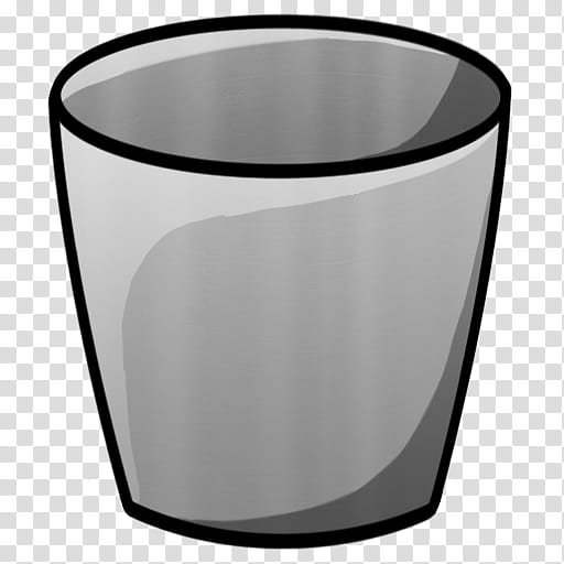 MineCraft Icon  , bucket empty, gray cup illustration transparent background PNG clipart