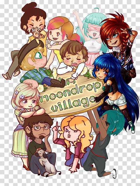 More Moondrop Babes Collab transparent background PNG clipart
