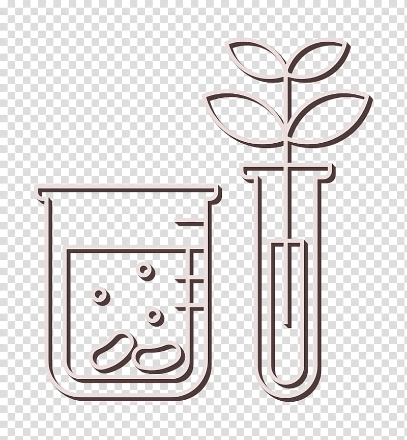 biology icon biotechnology icon lab icon, Plant Icon, Research Icon, Transgenic Icon, Line Art transparent background PNG clipart