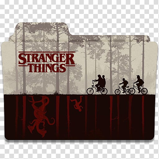 Stranger Things Folder Icon II, Stranger Things () transparent background PNG clipart