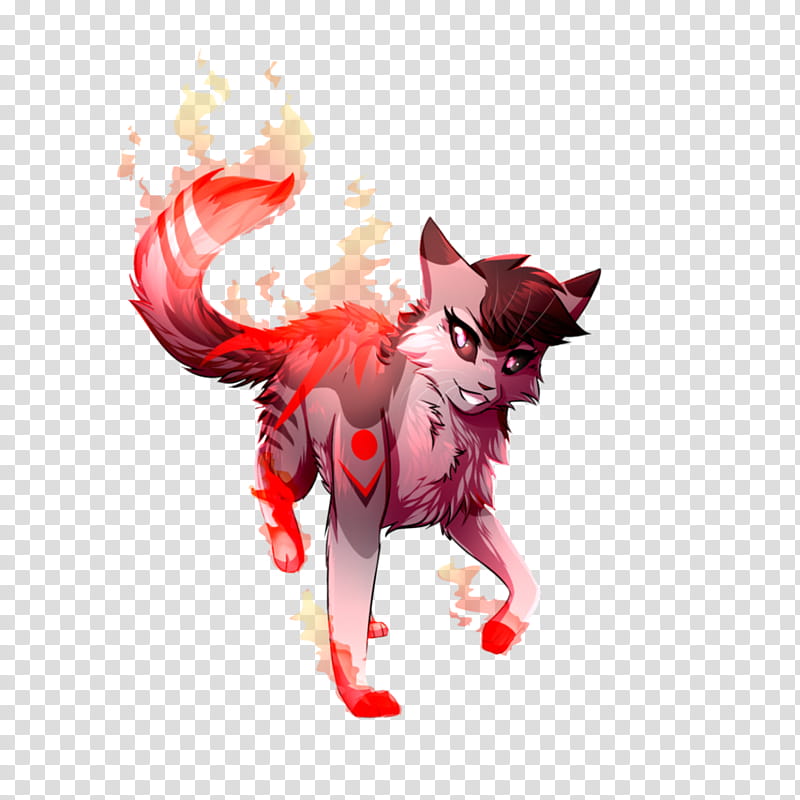 Dog And Cat, Warriors, Drawing, Firestar, Yellowfang, Squirrelflight, Thunderclan, Artist transparent background PNG clipart