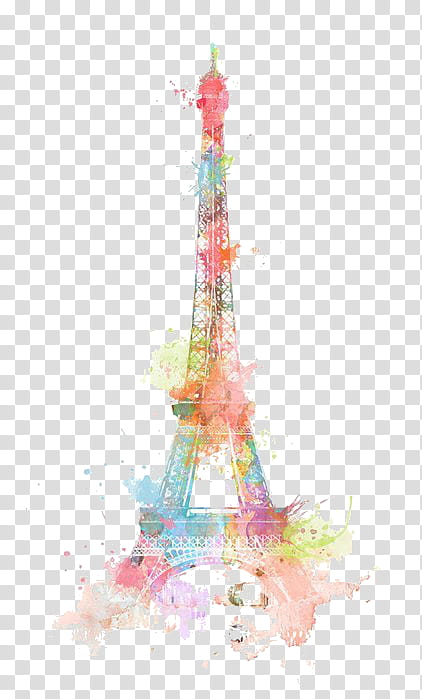 Super  , Eiffel Tower, Paris art transparent background PNG clipart