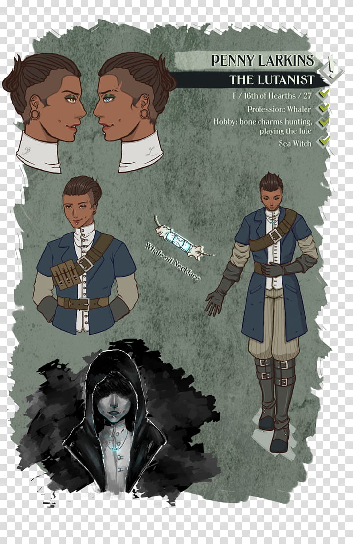 +Dishonored OC+ Penny Larkins transparent background PNG clipart