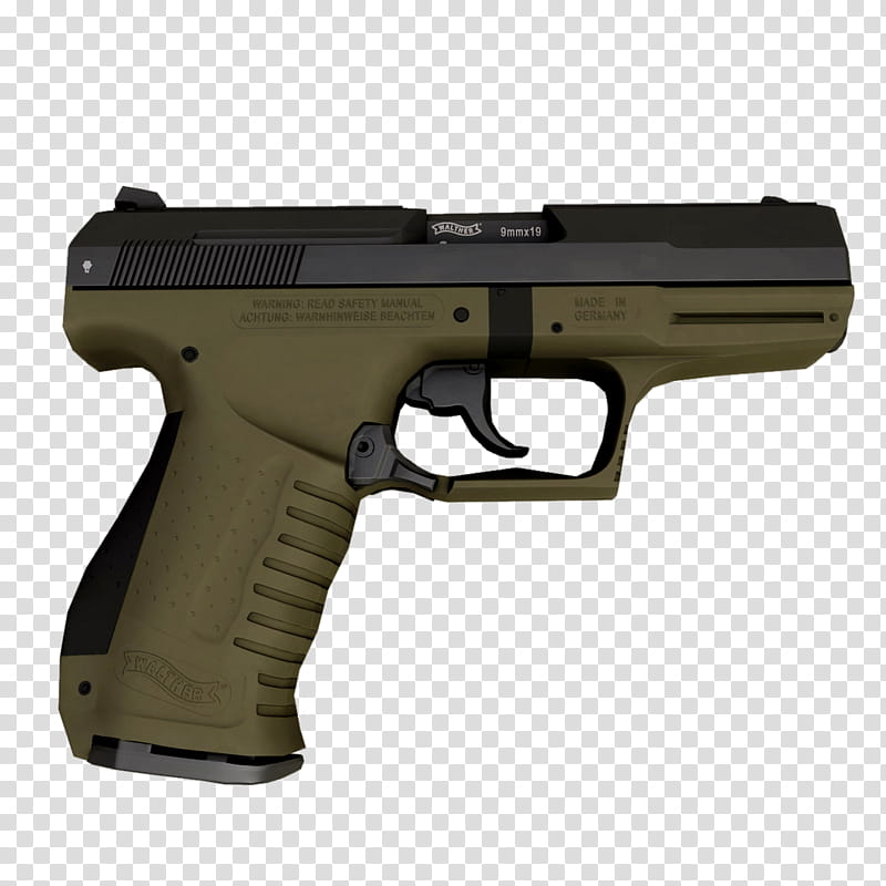 Gimp Handguns, gray and black semi-automatic pistol transparent background PNG clipart