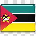 All in One Country Flag Icon, Mozambique-Flag- transparent background PNG clipart