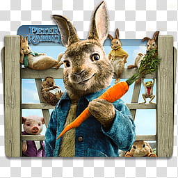 Peter Rabbit  Folder Icon , Peter Rabbit wo.logo_x transparent background PNG clipart