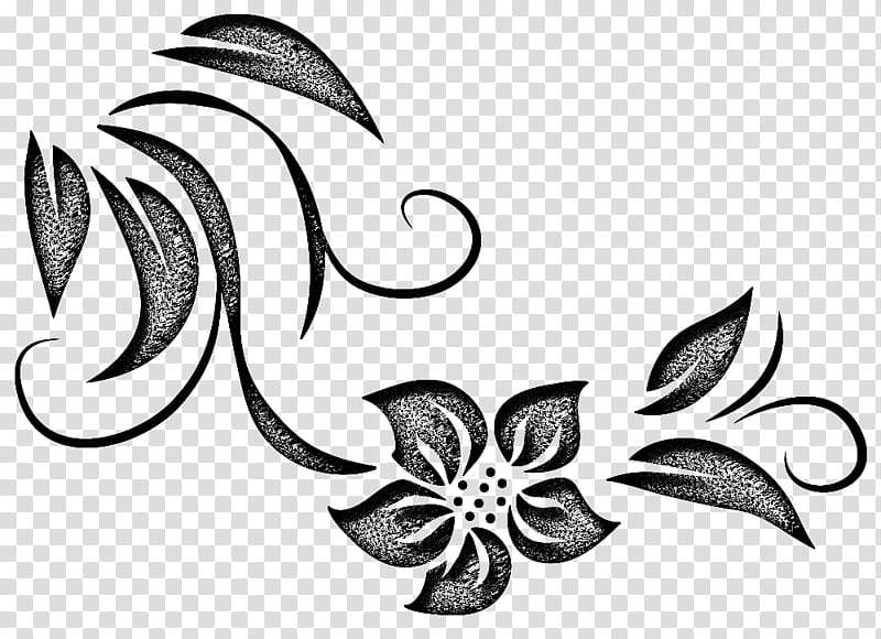 Decorative Brushes , gray floral illustration transparent background PNG clipart