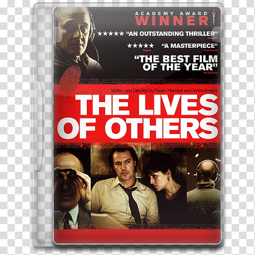 Movie Icon Mega , The Lives of Others, The Lives of Others DVD case transparent background PNG clipart