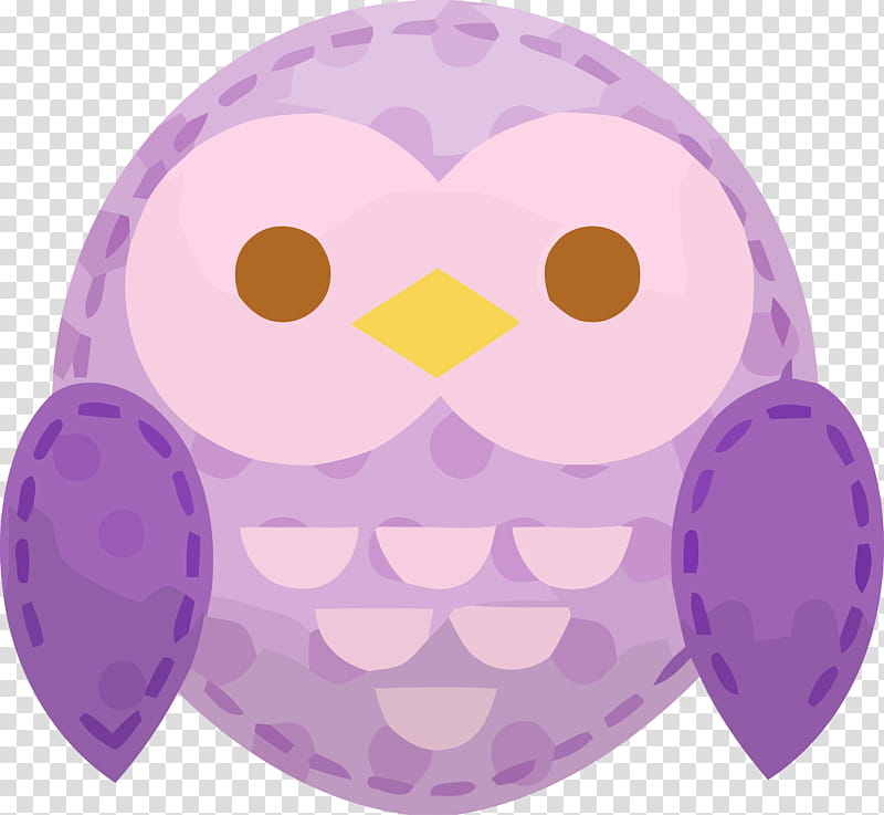 owl purple violet cartoon pink, Cartoon Owl, Cute Owl, Bird Of Prey, Circle, Oval transparent background PNG clipart