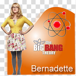 The Big Bang Theory Set , Bernadette  icon transparent background PNG clipart