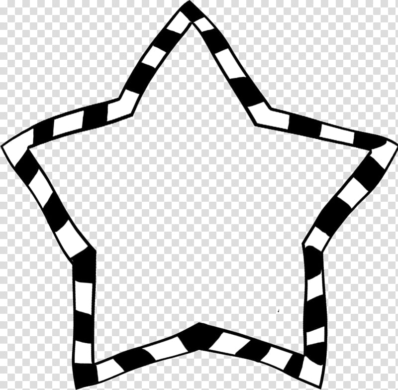 So Cute , white and black striped star illustration transparent background PNG clipart