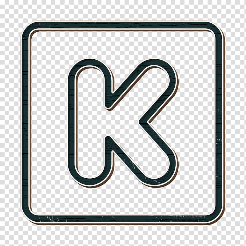 Social Media Icon, Kickstarter Icon, Logo Icon, Social Icon, Letter, Line, Symbol, Rectangle transparent background PNG clipart