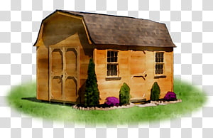 Watercolor, House, Property, Cottage, Hut, Shed, Home, Building transparent background PNG clipart thumbnail