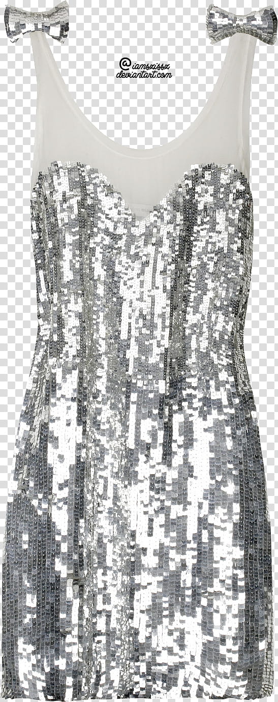 Glitter sequined prom dresses , women's gray sleeveless dress transparent background PNG clipart