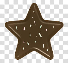 Chocolate is a sweet weakness, brown star illustration transparent background PNG clipart