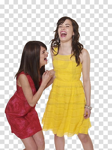 Delena, two women laughing transparent background PNG clipart