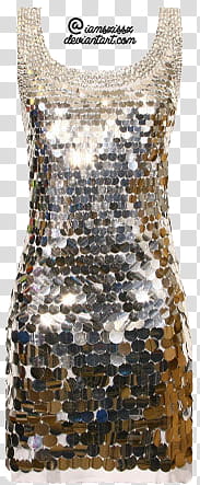 Glitter sequined prom dresses , silver scoop-neck sleeveless with sequin transparent background PNG clipart