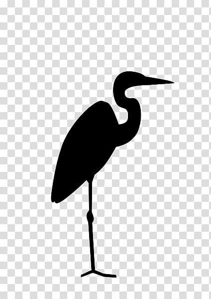 Crane Bird, Beak, Silhouette, Water Bird, Heron, Great Blue Heron ...
