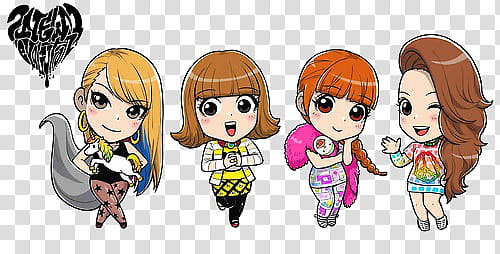 Chibis kpop transparent background PNG clipart Chibis kpop transparent background PNG clipart