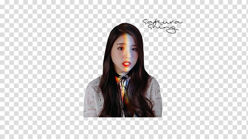 Heejin ViViD, woman wearing gray and black top inside room transparent background PNG clipart