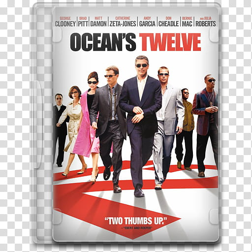 Movie Icon Mega , Ocean's Twelve, Ocean's Twelve movie case transparent background PNG clipart