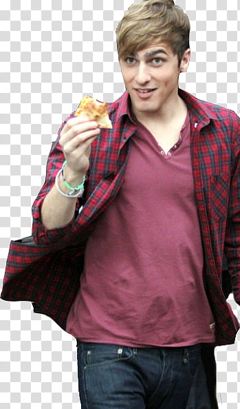 KendallSchmidt  s, man wearing maroon shirt transparent background PNG clipart