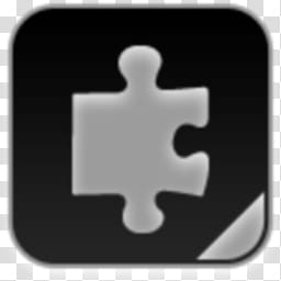 Albook extended dark , jigsaw puzzle icon transparent background PNG clipart