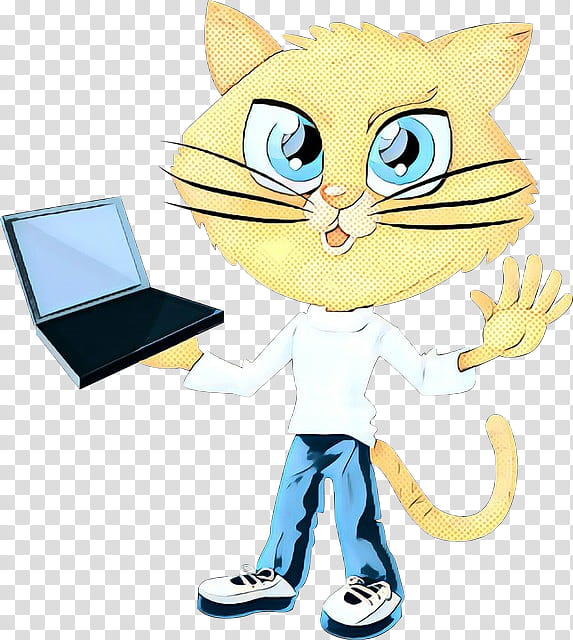 Cartoon Cat, Whiskers, Technology, Line, Behavior, Tail, Human, Cartoon transparent background PNG clipart