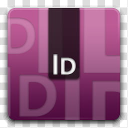 Adobe Series, Indesign icon transparent background PNG clipart