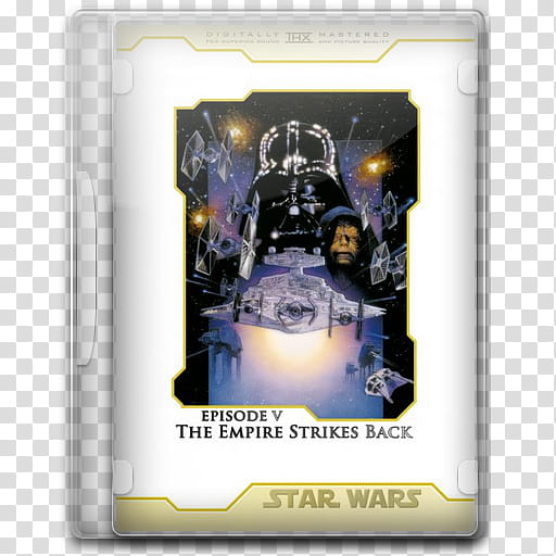 DVD  Star Wars Episode  The Empire Strike, Star Wars V The Empire Strikes Back  icon transparent background PNG clipart