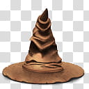Harry Potter, brown witch hat transparent background PNG clipart