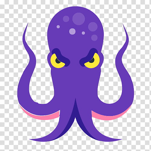 Octopus, Squid, Squid As Food, Seafood, Coleoids, Drawing, Purple, Violet transparent background PNG clipart