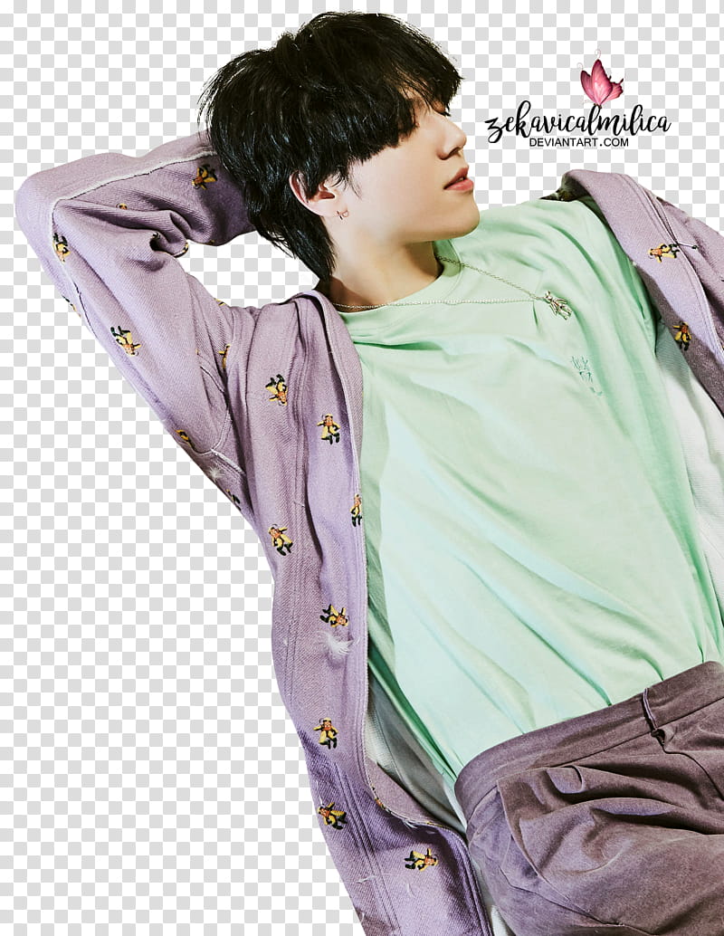 GOT Yugyeom Present YOU, man wearing green crew-neck top transparent background PNG clipart