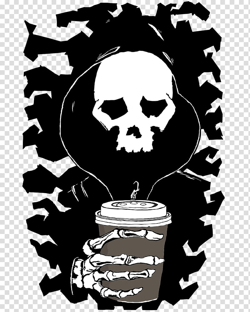 Skull Art, Coffee, Iphone 6s, Iphone 7, Wall, Clock, Copa, Apple transparent background PNG clipart