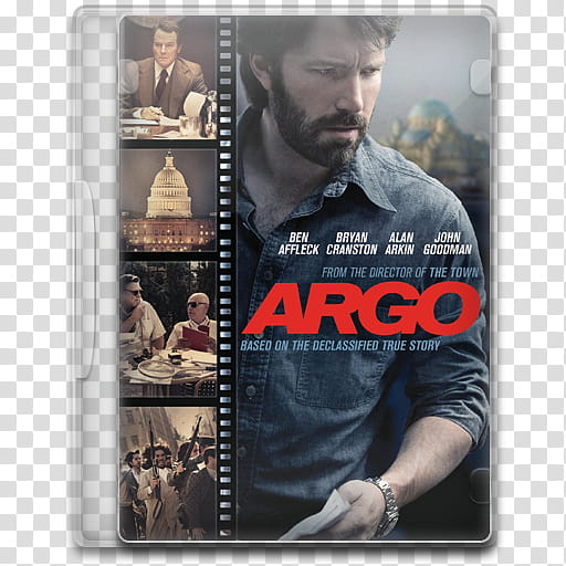 Movie Icon , Argo, Argo DVD case transparent background PNG clipart