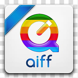 Quicktime Filetypes, aiff icon transparent background PNG clipart