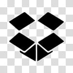 Minimal JellyLock, Dropbox logo icon transparent background PNG clipart