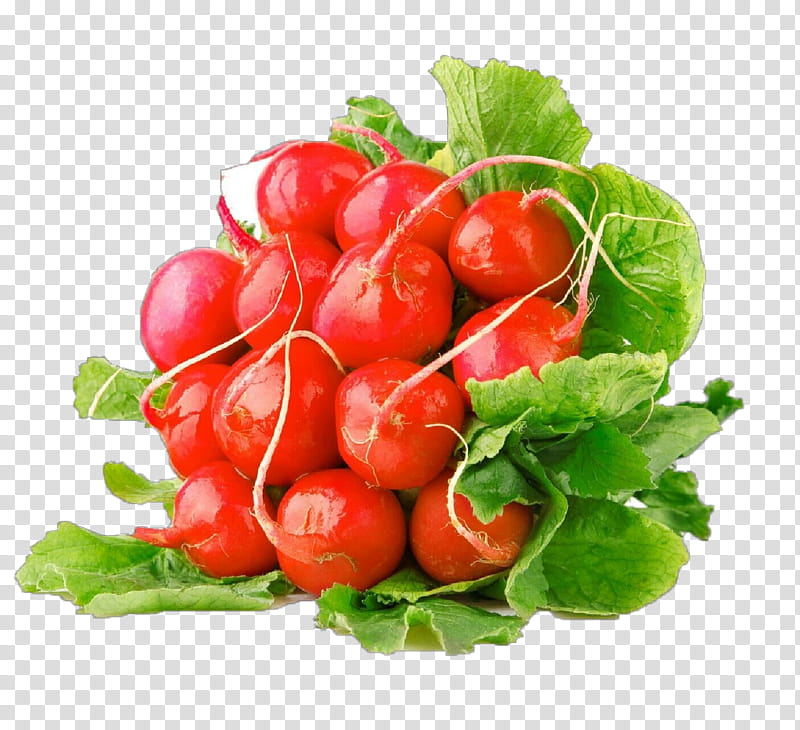 natural foods food radish vegetable plant, Cartoon, Solanum, Fruit, Local Food, Superfood, Cherry Tomatoes transparent background PNG clipart