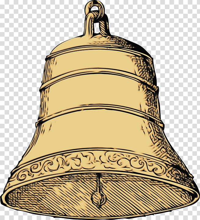 bell ghanta lighting brass church bell, Watercolor, Paint, Wet Ink, Handbell, Musical Instrument, Bronze, Metal, Lampshade transparent background PNG clipart