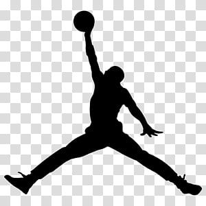 literalmente progresivo Planificado Nike Jordan Logo, Jumpman, Air Jordan, Decal, Basketball, Sneakers,  Sticker, Silhouette transparent background PNG clipart | HiClipart