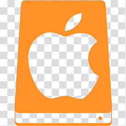 MetroID Icons, orange Apple iTunes card transparent background PNG clipart